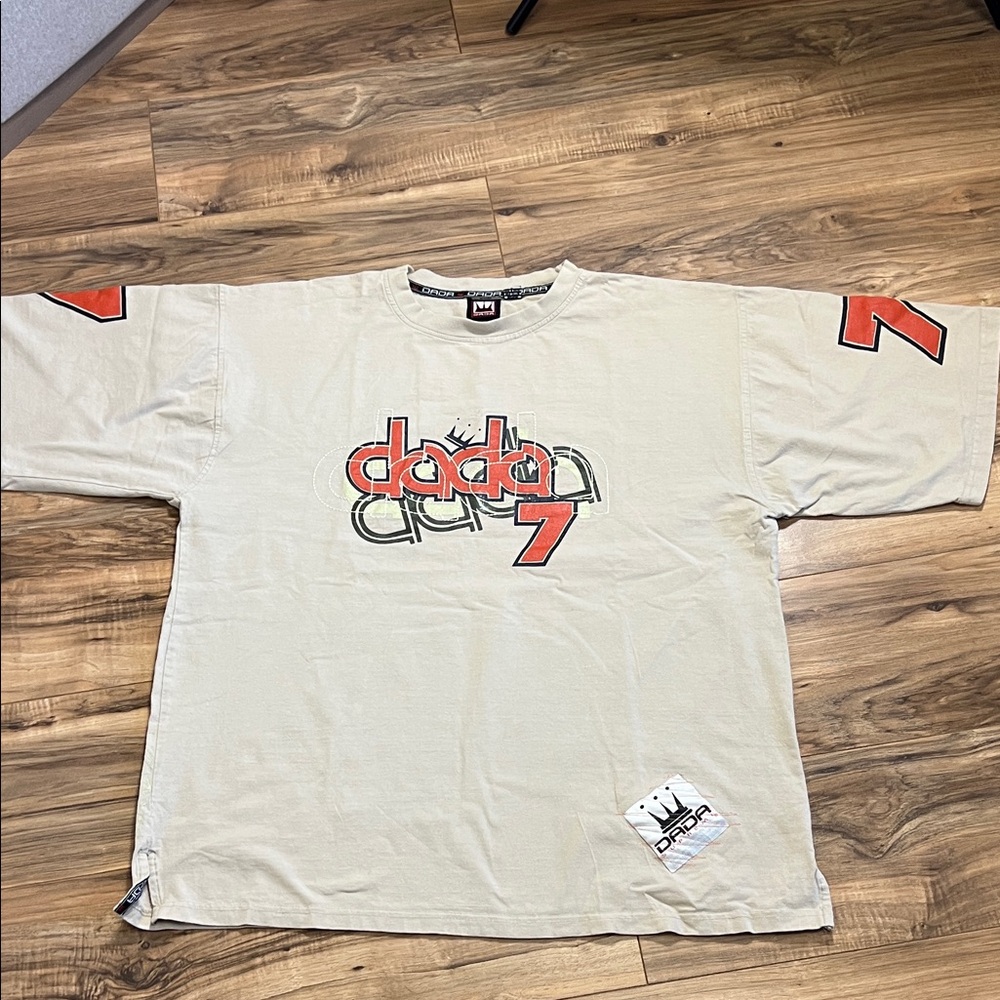 Vintage DADA Supreme Basketball T-Shirt Featuring Graffiti-Style Graphics Sz XL